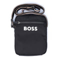 Boss Catch Zip Borsa A Tracolla Nera Da Uomo In Poliestere