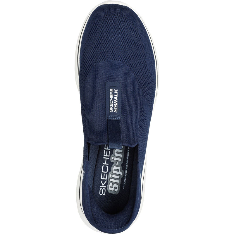 Skechers GO WALK 7 Easy On 2 Scarpe Da Ginnastica In Mesh Da Uomo, Blu Navy