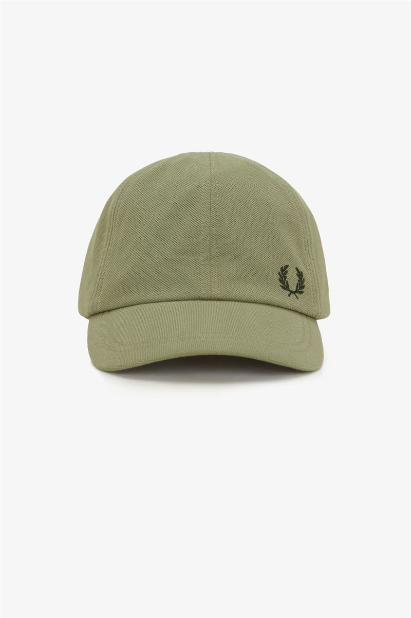 Fred Perry Pique Classic Cappucci In Cotone Verde Menta/Verde Notte