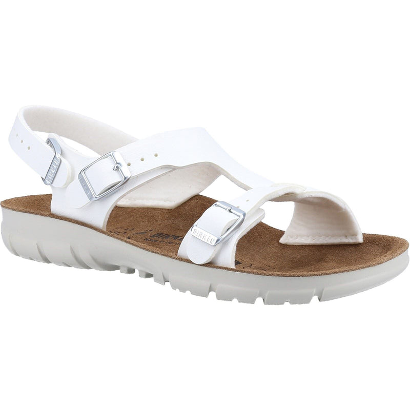 Birkenstock Saragossa Sandali Bianchi Sintetici Da Donna