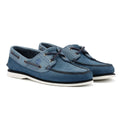 Timberland Classic 2 Eye Scarpe Stringate Blu In Pelle Da Uomo
