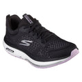 Skechers Go Walk Workout Walker Outpace Sneakers Nere/Lavanda Da Donna In Poliestere