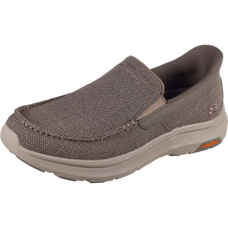 Skechers Pollard Wilfred Scarpe Da Uomo In Tessuto Color Tortora
