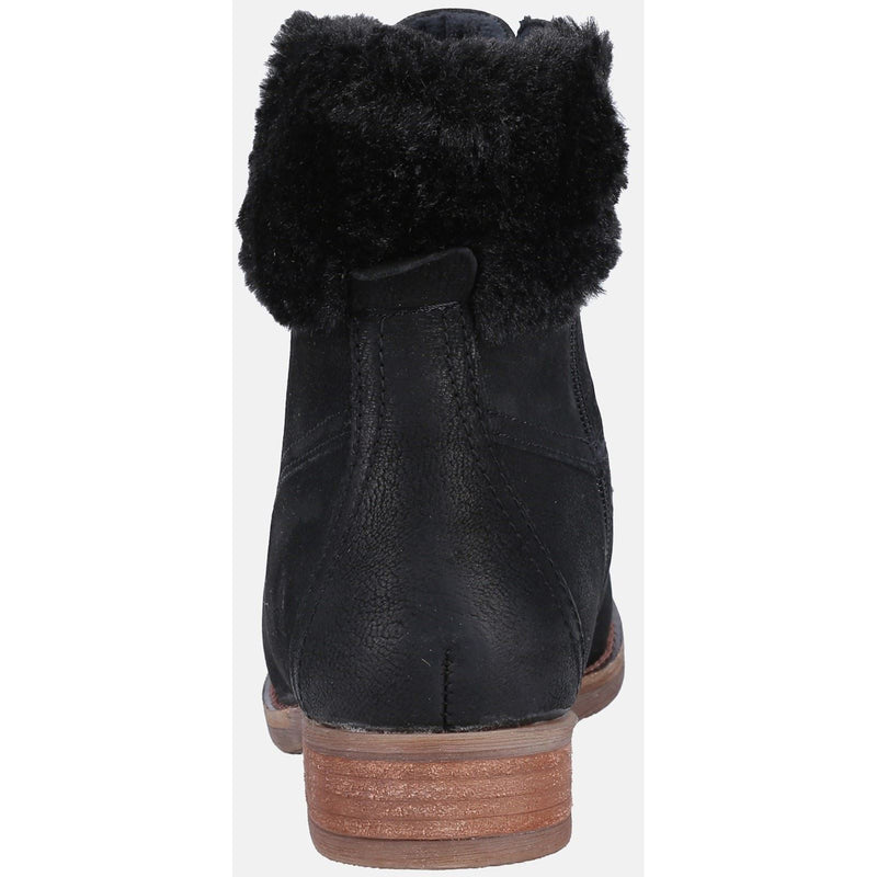 Hush Puppies Effie Stivali Neri In Pelliccia Ecologica Da Donna