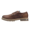 Barbour Sandstone Scarpe Da Uomo In Pelle Marrone Con Lacci.