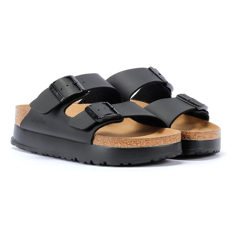 Birkenstock Arizona Flex Platform Sandali Neri Da Donna