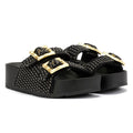 Desert Fleur Super Sandali Neri Da Donna