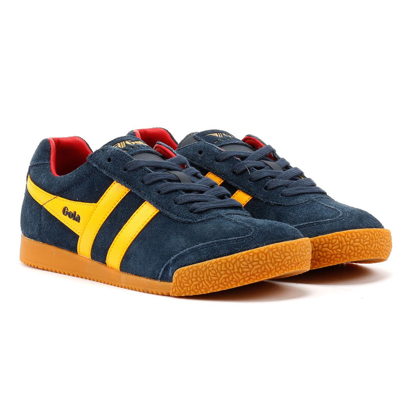 Gola Harrier Sneakers Da Donna In Camoscio Blu