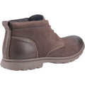 Hush Puppies Tyson Chukka Stivali Da Uomo In Pelle Marrone.