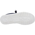 HEYDUDE Wally Canvas Scarpe Da Barca In Cotone Al 100% Per Uomo, Blu Scuro.