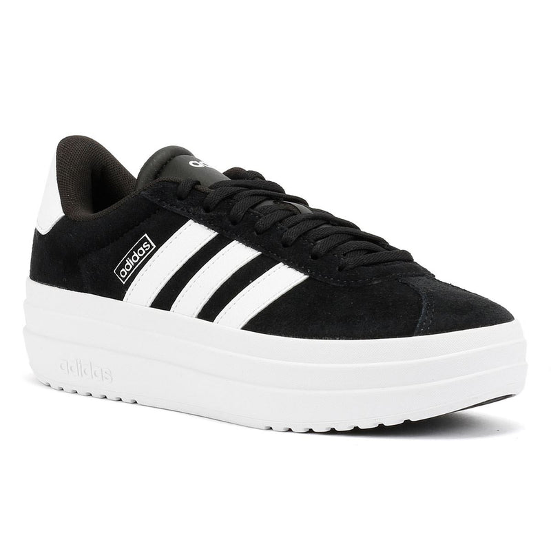 Adidas VL Court Bold Scarpe Da Ginnastica Nere In Pelle Da Donna