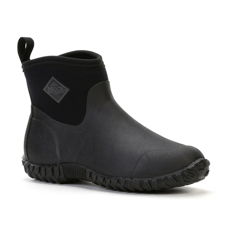 Muck Boots Muckster II Ankle Stivali In Gomma Nera Da Pioggia