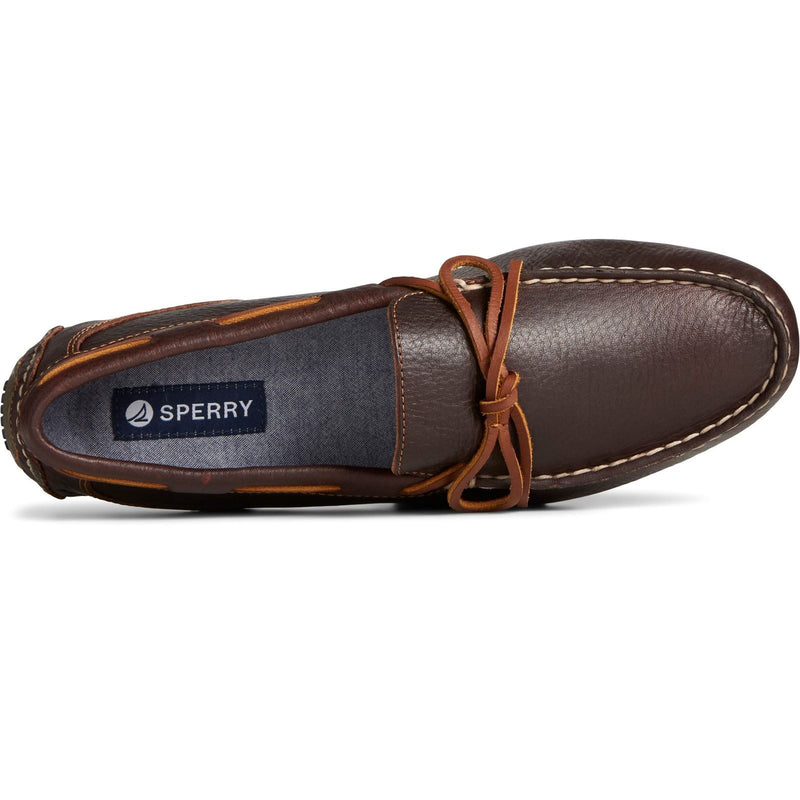Sperry Driver 1 Eye Scarpe Da Uomo In Pelle Color Amaretto