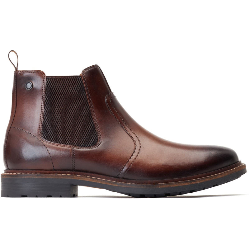 Base London Bloom Stivali Da Uomo In Pelle Marrone Bruciata
