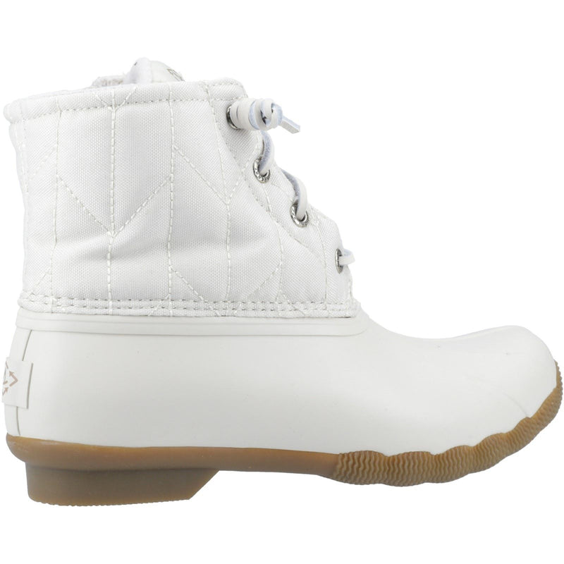 Sperry Saltwater SeaCycled RPET Stivali Da Pioggia Avorio In Sintetico