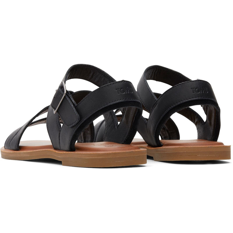 TOMS Sloane Sandali Neri Da Donna Al 100% In Pelle Di Mucca