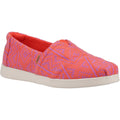 TOMS Alpargata Plus 100% Cotone Espadrillas Da Donna Con Stampa A Fiamma