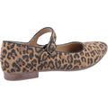 Hush Puppies Melissa Strap Ballerine Da Donna In Pelle Scamosciata Con Stampa Leopardata.