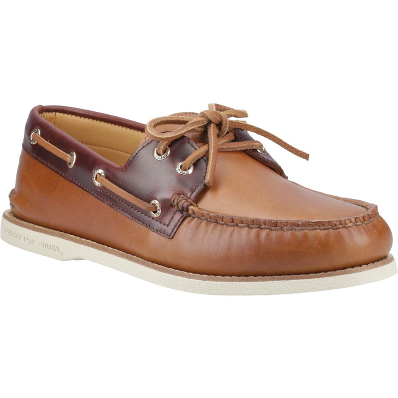 Sperry Authentic Gold Cup Scarpe Da Barca In Pelle Marrone Per Uomo