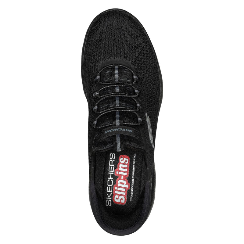 Skechers Slip-ins: Summits High Range Scarpe Da Ginnastica Nere Da Uomo In Sintetico
