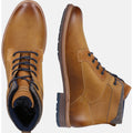 Hush Puppies Joel Stivali In Pelle Da Uomo Color Cammello