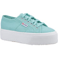 Superga 2790 Linea Up And Down Scarpe Da Ginnastica Verdi Da Donna In 100% Cotone