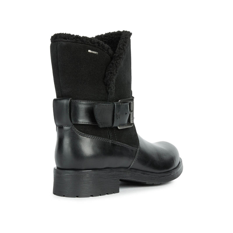 Geox D Rawelle B ABX A Stivali Neri Da Donna In Pelle Bovina
