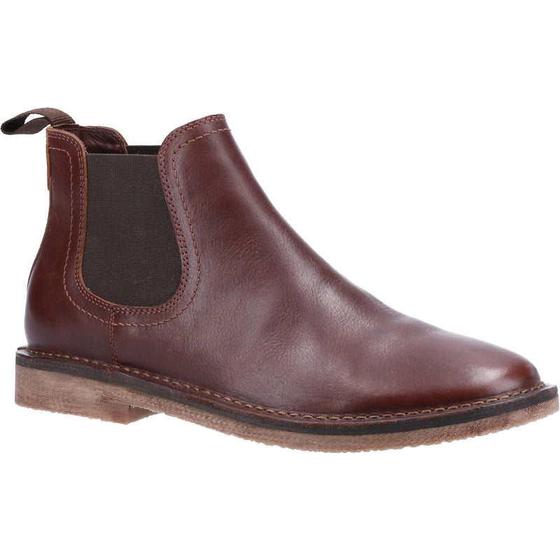 Hush Puppies Shaun Stivali Da Uomo In Pelle Marrone.