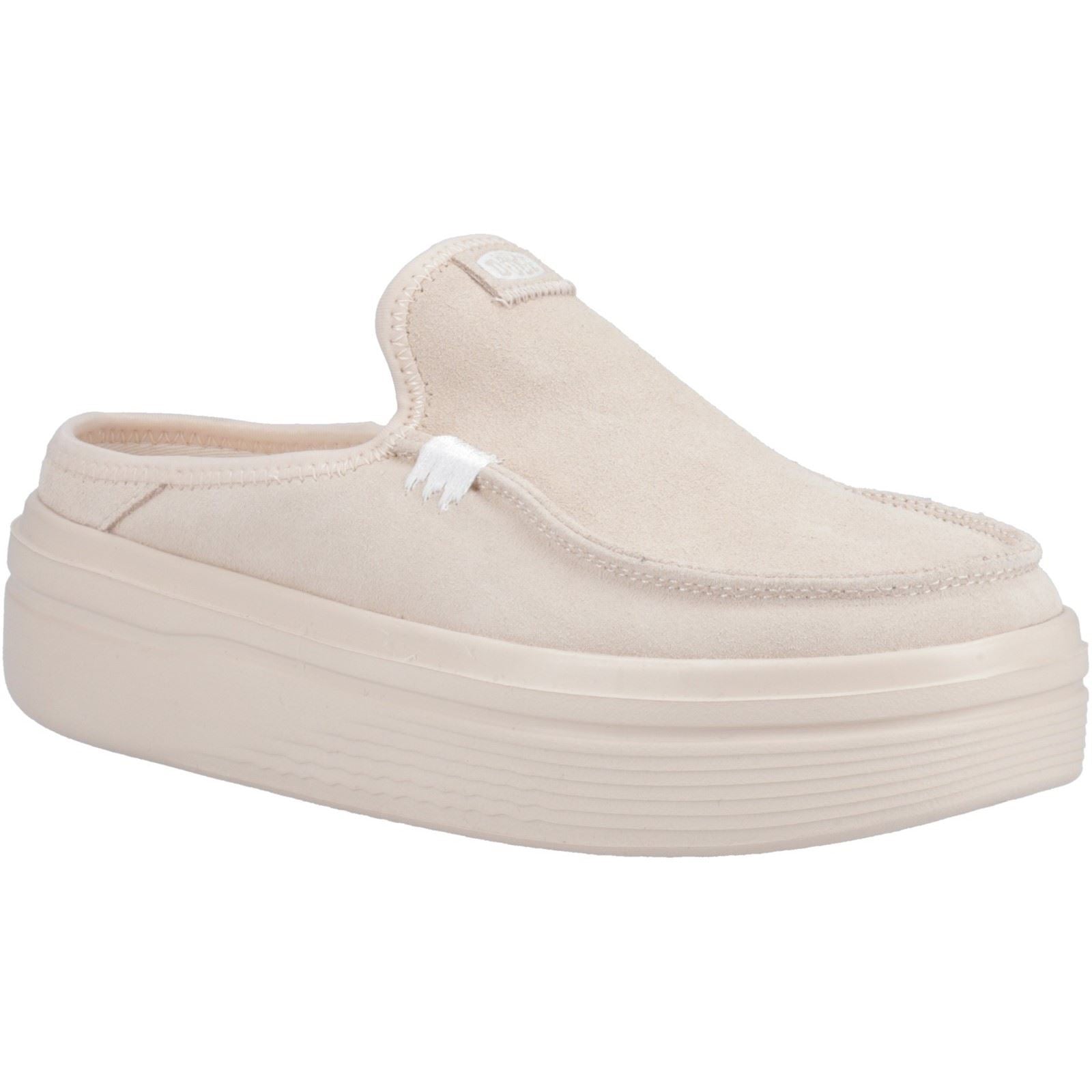 HEYDUDE Austin Lift Classic Ciabatte In Pelle Rosa Da Donna
