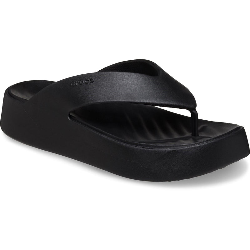 Crocs Getaway Platform Sandali Neri Da Donna In Termoplastica