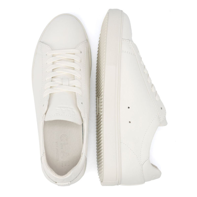 Clae Bradley Essentials Sneakers Bianche In Pelle Da Uomo