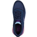 Skechers Go Walk Air 3.0 Sneaker Da Donna In Tessuto Blu Scuro/Viola