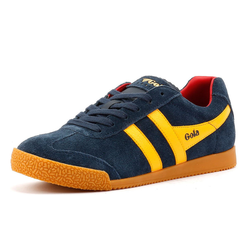 Gola Harrier Sneakers Da Donna In Camoscio Blu