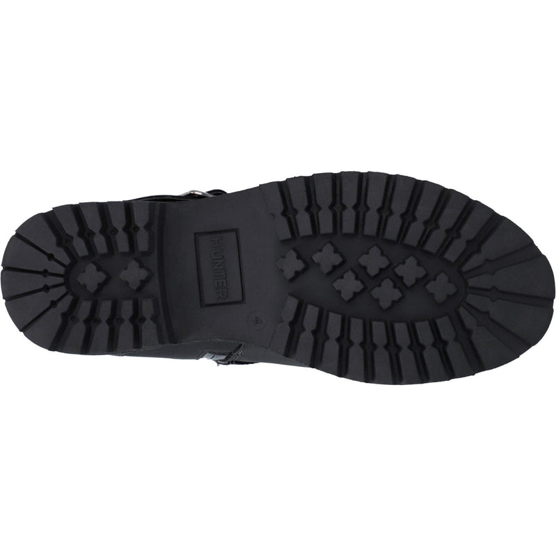 Hunter Ness Stivali Da Donna In Pelle Nera
