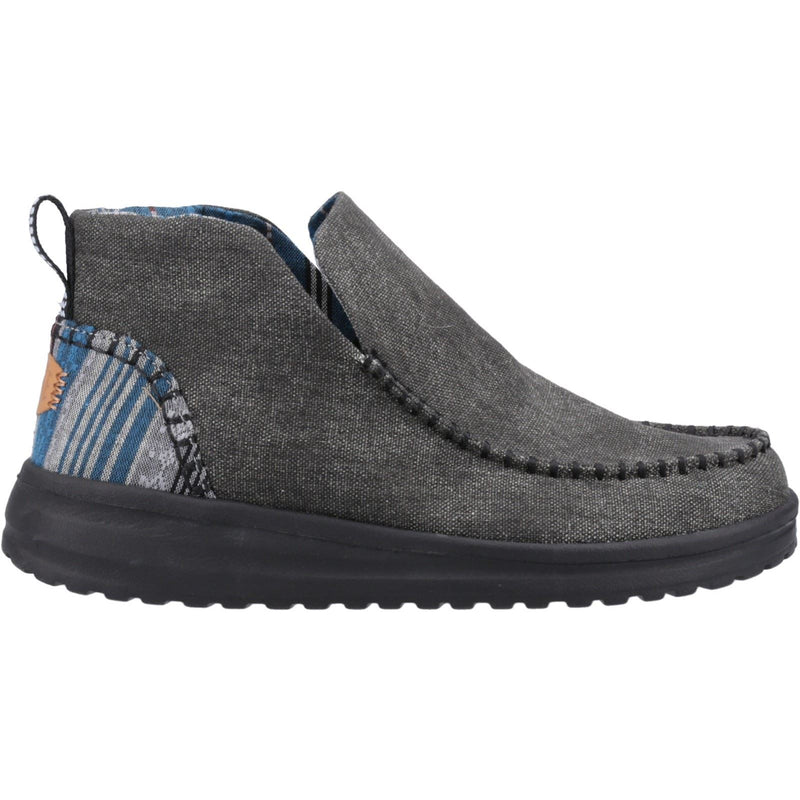 HEYDUDE Denny Stivali Neri In Cotone Da Donna