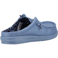 HEYDUDE Wally Slip Canvas Pantofole Blu In Cotone Al 100% Da Uomo
