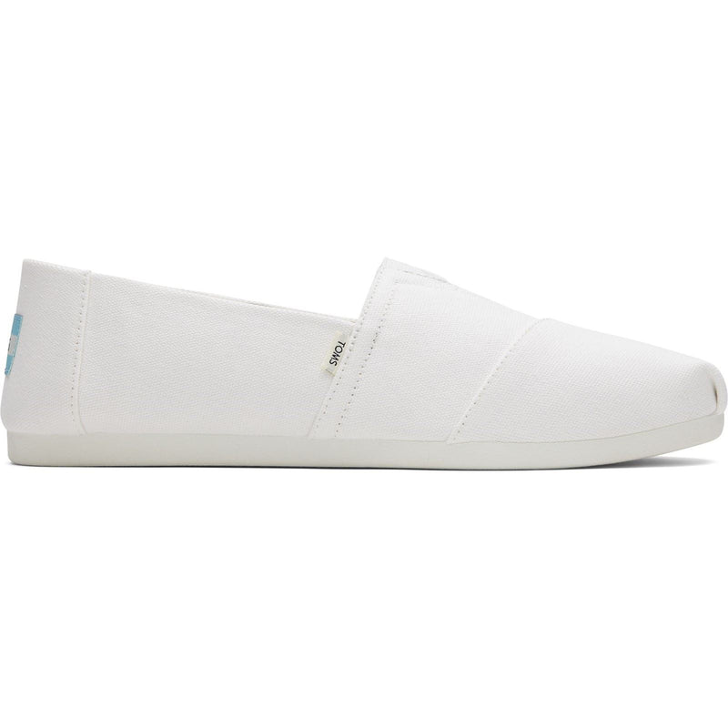 TOMS Alpargata Espadrillas Bianche Da Uomo Al 100% In Cotone