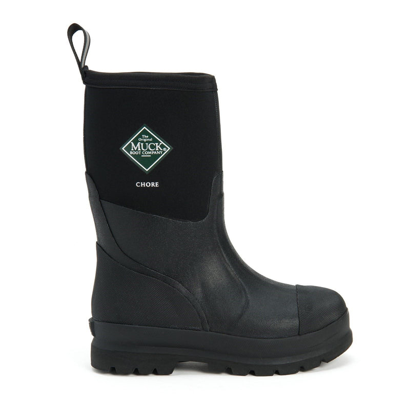 Muck Boots Chore Classic Mid Stivali Di Gomma Neri