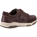 Hush Puppies Fabian Double Strap Mocassini Da Uomo In Pelle Marrone