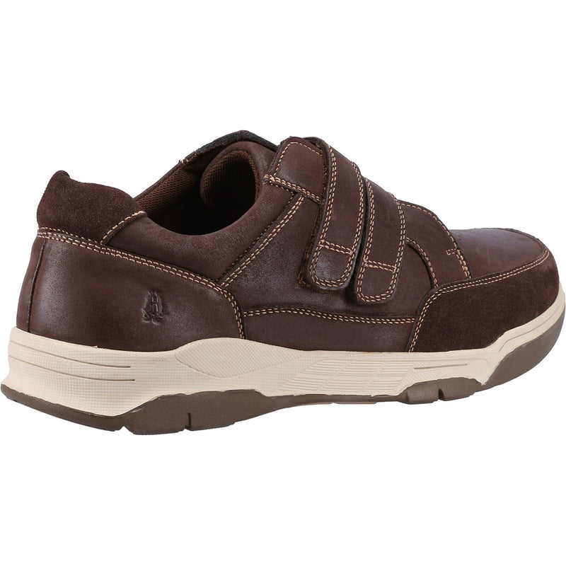 Hush Puppies Fabian Double Strap Mocassini Da Uomo In Pelle Marrone