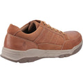 Hush Puppies Finley Scarpe In Pelle Da Uomo Color Cuoio Con Lacci.