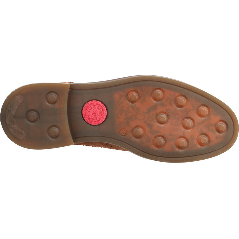 Base London Hatfield Scarpe Stringate In Pelle Color Zenzero Da Uomo