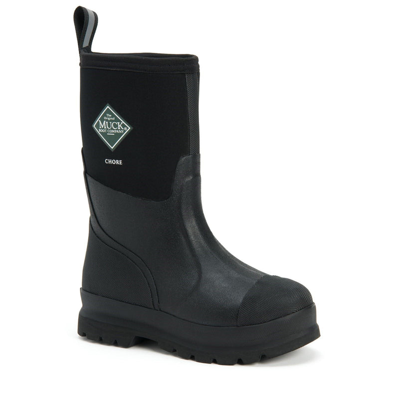 Muck Boots Chore Classic Mid Stivali Di Gomma Neri