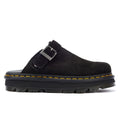 Dr. Martens Zebzag Ciabatte Mule In Camoscio Nero