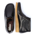 Clarks Originals Wallabee Stivali Da Uomo In Pelle Nera