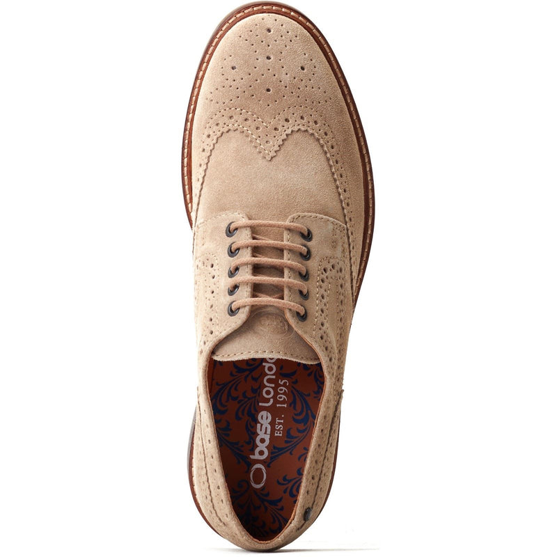 Base London Hatfield Scarpe Brogue Da Uomo In Pelle Scamosciata
