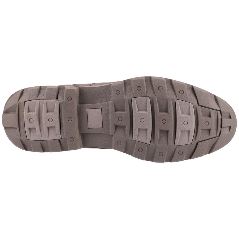 Hush Puppies Tyrone Stivali Da Uomo In Pelle Marrone.