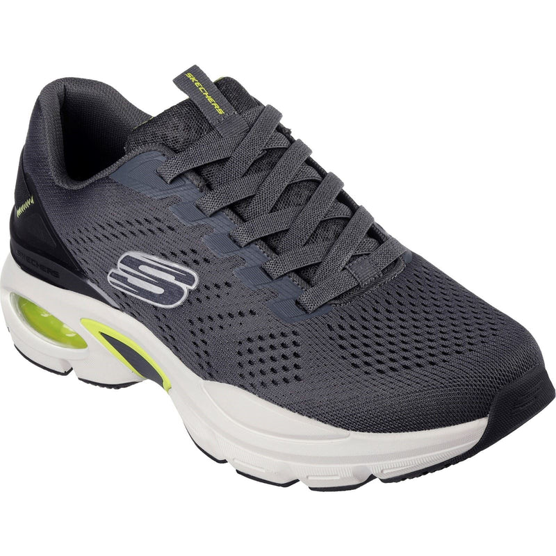 Skechers Skech-Air Ventura Sneakers Da Uomo In Tessuto Carbone/Verde Lime