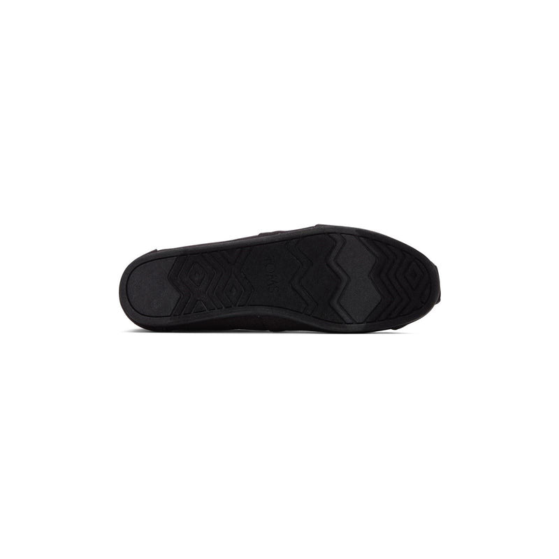 TOMS Alpargata Espadrillas Nere Da Uomo In 100% Cotone