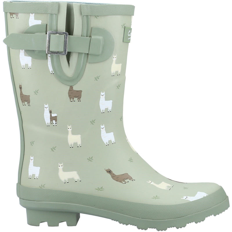 Cotswold Farmyard Mid Stivali Di Gomma Da Alpaca Wellington.